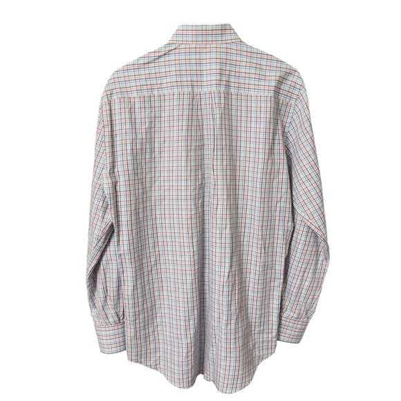 Peter Millar Men's Multicolor Plaid Button Down Long Sleeve Shirt Size M - Picture 3 of 4